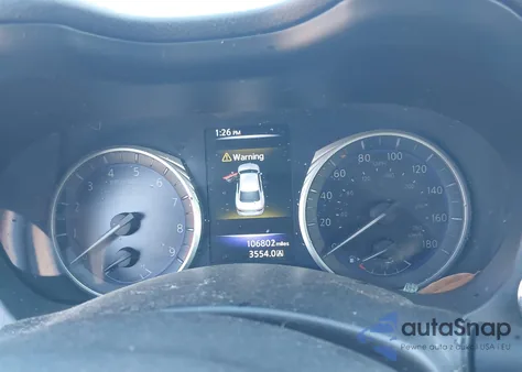 2016 Infiniti Q50 3.0T Red Sport 400 from USA, damaged, VIN JN1FV7ARXGM451377